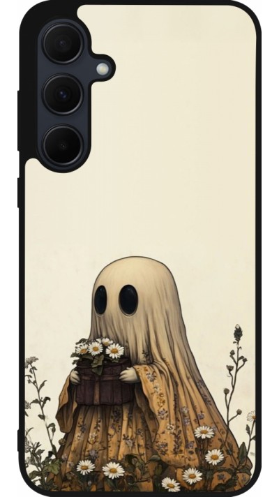 Samsung Galaxy A36 Case Hülle - Silikon schwarz Halloween 2025 Ghost gardener