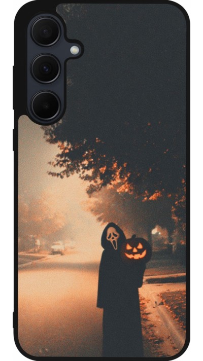 Samsung Galaxy A36 Case Hülle - Silikon schwarz Halloween 2025 Scream