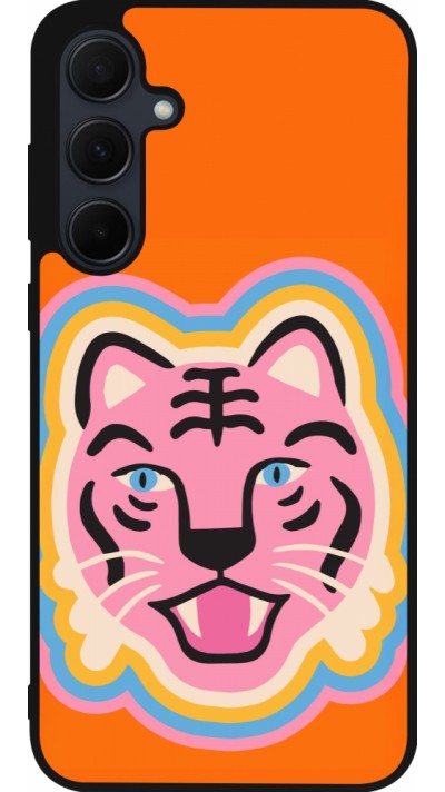 Samsung Galaxy A36 Case Hülle - Silikon schwarz Lion colors 2026