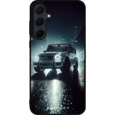 Samsung Galaxy A36 Case Hülle - Silikon schwarz Mercedes G AMG Nacht