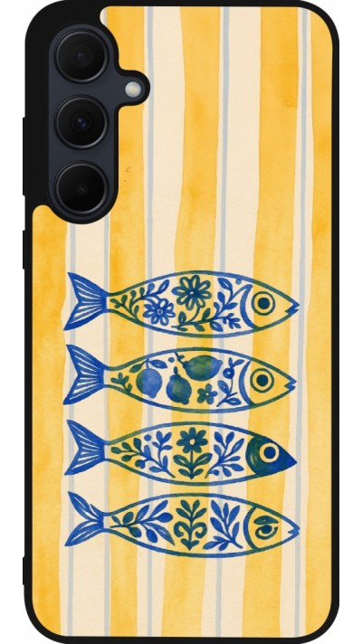 Samsung Galaxy A36 Case Hülle - Silikon schwarz Portuguese fish 2026
