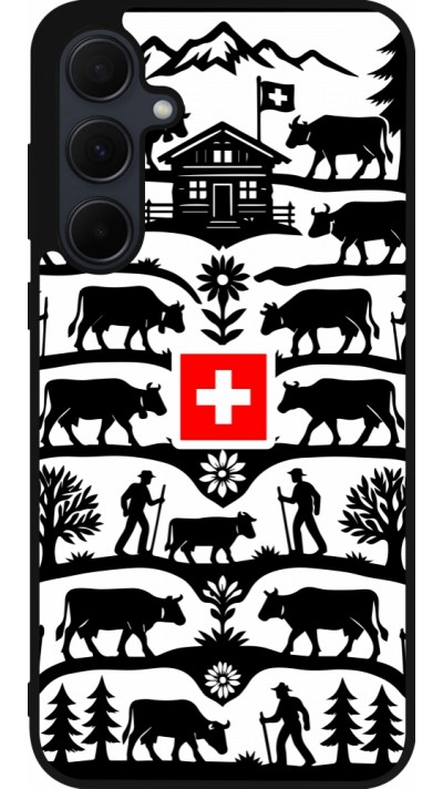 Samsung Galaxy A36 Case Hülle - Silikon schwarz Poya Schweiz 3