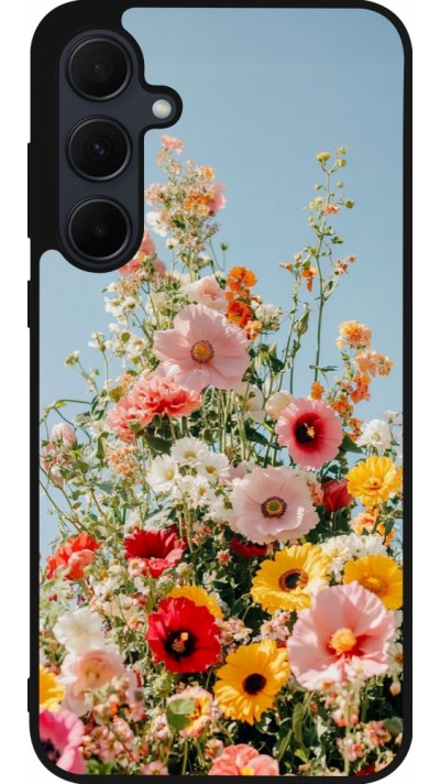 Coque Samsung Galaxy A36 - Silicone rigide noir Spring flowers Spring 2026