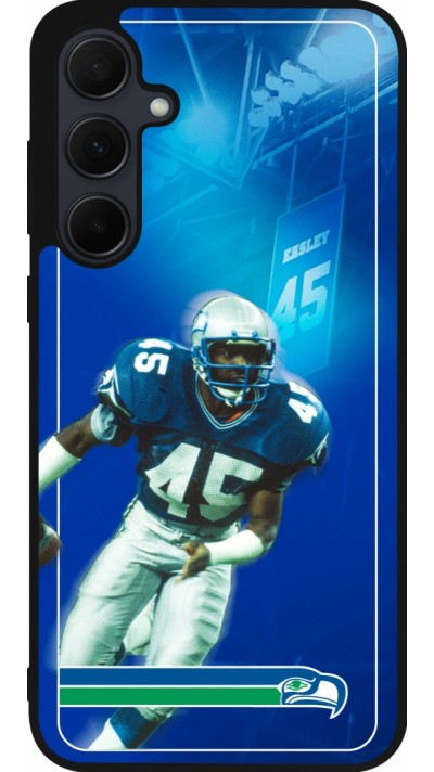 Coque Samsung Galaxy A36 - Silicone rigide noir Super Bowl 26 Seattle 1