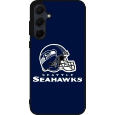 Samsung Galaxy A36 Case Hülle - Silikon schwarz Super Bowl 26 Seattle 3