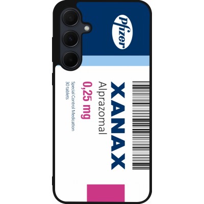 Samsung Galaxy A36 Case Hülle - Silikon schwarz Xanax Alprazolam 2025