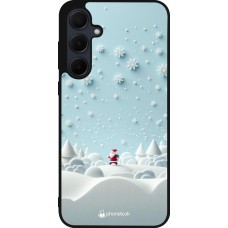 Samsung Galaxy A36 Case Hülle - Silikon schwarz Weihnachten 2023 Kleiner Vater Schneeflocke
