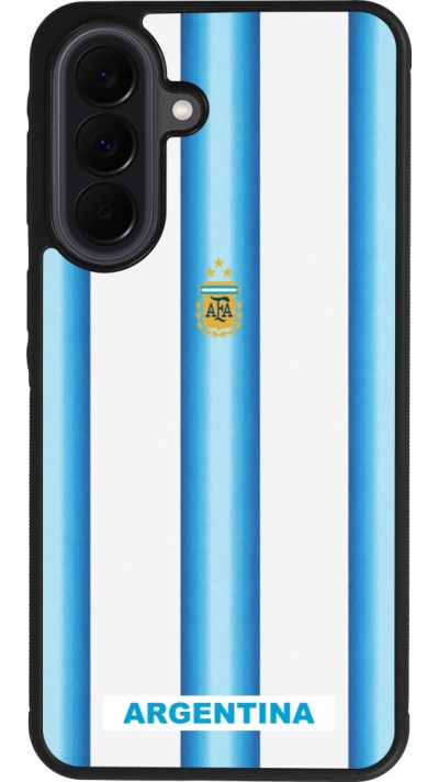 Samsung Galaxy A37 Case Hülle - Silikon schwarz Argentinien 2026 personalisierbares Fussballtrikot