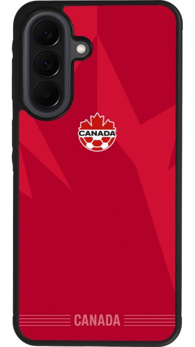 Coque Samsung Galaxy A37 - Silicone rigide noir Maillot de football Canada 2026 personnalisable