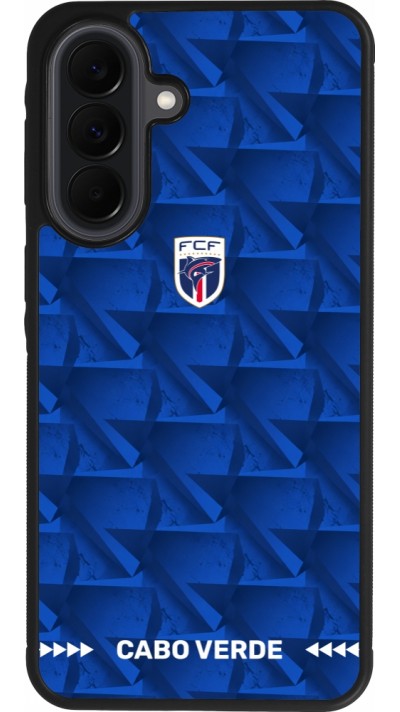 Samsung Galaxy A37 Case Hülle - Silikon schwarz Kap Verde 2026 personalisierbares Fussballtrikot