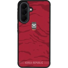 Samsung Galaxy A37 Case Hülle - Silikon schwarz Südkorea 2026 personalisierbares Fussballtrikot