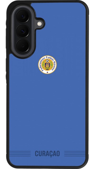 Coque Samsung Galaxy A37 - Silicone rigide noir Maillot de football Curaçao 2026 personnalisable