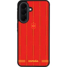 Samsung Galaxy A37 Case Hülle - Silikon schwarz Spanien 2026 personalisierbares Fussballtrikot