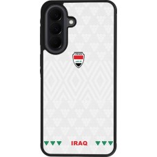 Samsung Galaxy A37 Case Hülle - Silikon schwarz Irak 2026 personalisierbares Fussballtrikot
