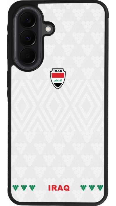 Samsung Galaxy A37 Case Hülle - Silikon schwarz Irak 2026 personalisierbares Fussballtrikot