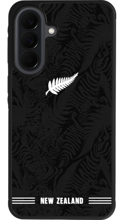 Coque Samsung Galaxy A37 - Silicone rigide noir Maillot de football Nouvelle-Zélande 2026 personnalisable
