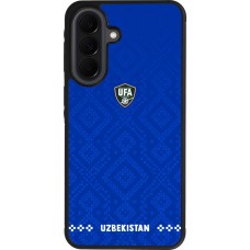 Samsung Galaxy A37 Case Hülle - Silikon schwarz Usbekistan 2026 personalisierbares Fussballtrikot