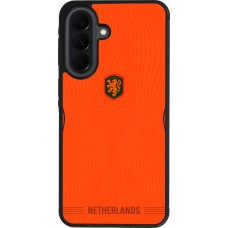 Samsung Galaxy A37 Case Hülle - Silikon schwarz Niederlande 2026 personalisierbares Fussballtrikot