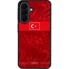 Coque Samsung Galaxy A37 - Silicone rigide noir Maillot de football Turquie 2026 personnalisable