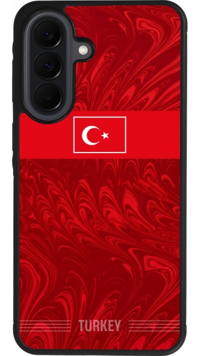 Coque Samsung Galaxy A37 - Silicone rigide noir Maillot de football Turquie 2026 personnalisable