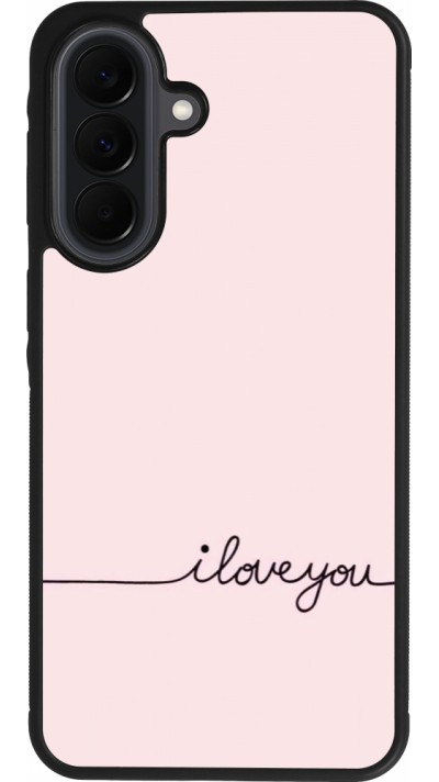 Coque Samsung Galaxy A37 - Silicone rigide noir Valentine 2023 i love you writing