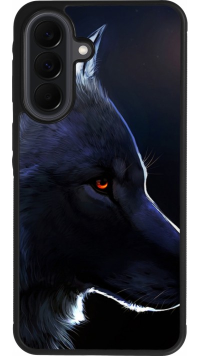 Samsung Galaxy A37 Case Hülle - Silikon schwarz Wolf Shape