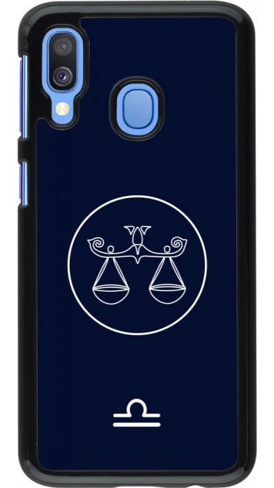 Samsung Galaxy A40 Case Hülle - Astrologie Waage