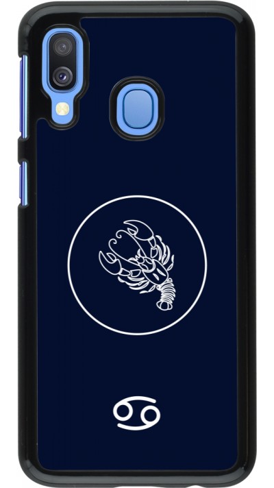 Samsung Galaxy A40 Case Hülle - Astrologie Krebs