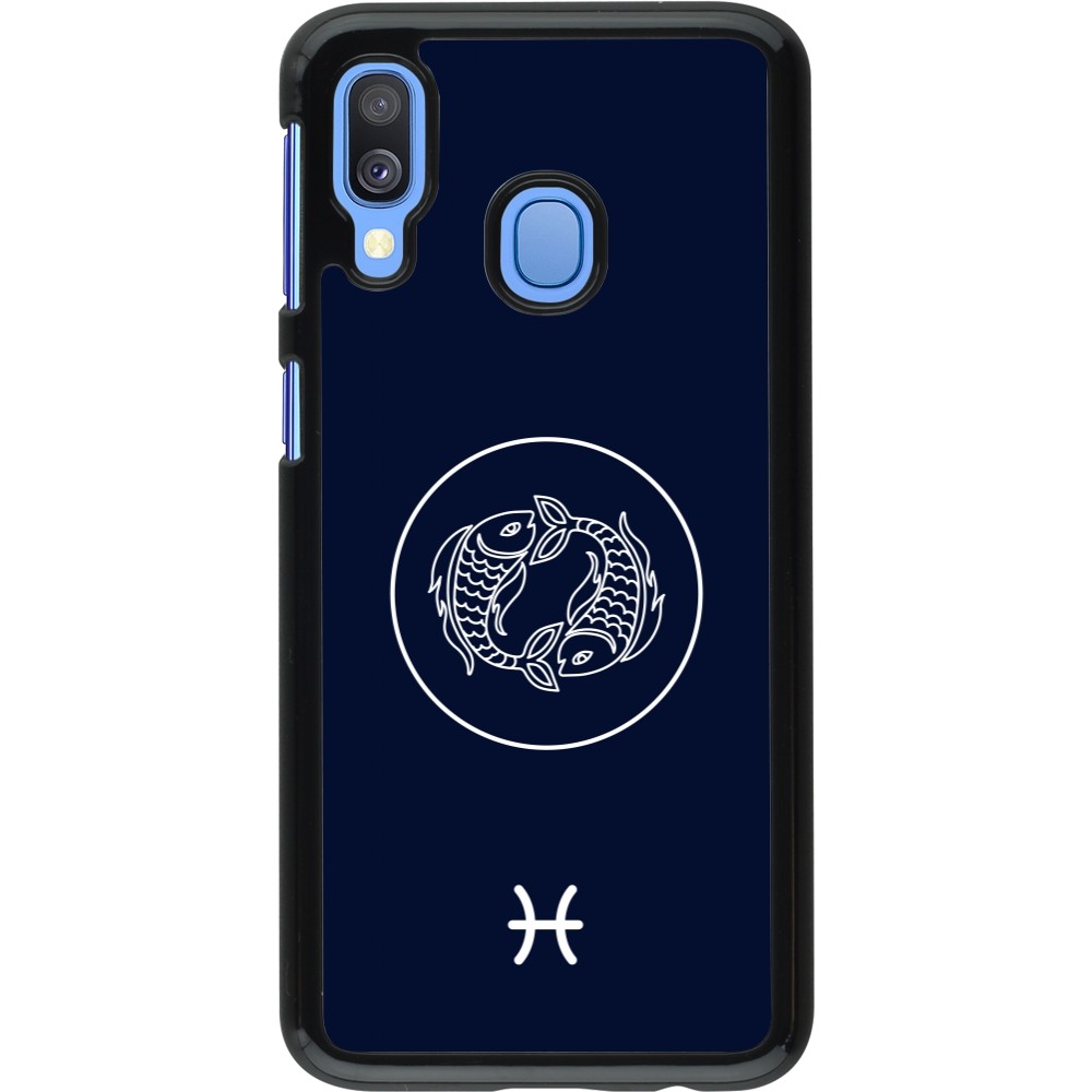 Samsung Galaxy A40 Case Hülle - Astrologie Fische