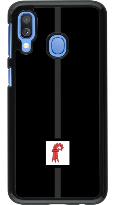 Samsung Galaxy A40 Case Hülle - Kanton BL schwarz