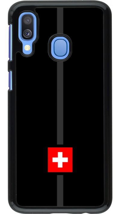 Samsung Galaxy A40 Case Hülle - Kanton CH schwarz