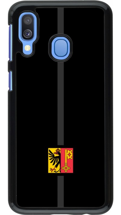 Samsung Galaxy A40 Case Hülle - Kanton GE schwarz