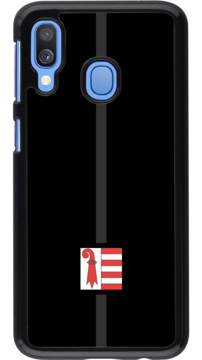 Samsung Galaxy A40 Case Hülle - Kanton JU schwarz