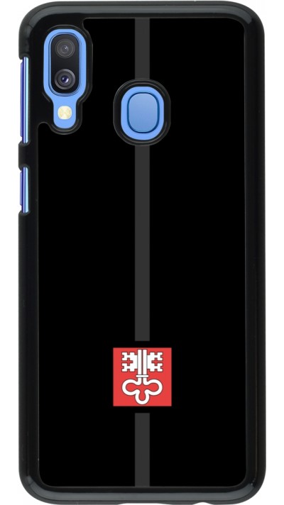 Samsung Galaxy A40 Case Hülle - Kanton NW schwarz