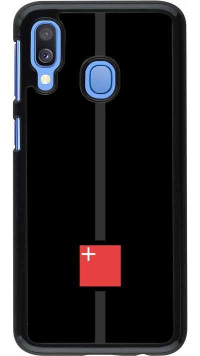 Samsung Galaxy A40 Case Hülle - Kanton SZ schwarz