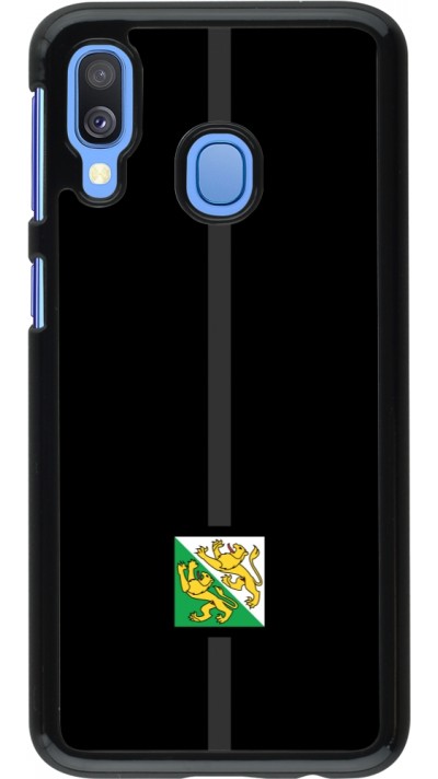 Samsung Galaxy A40 Case Hülle - Kanton TG schwarz