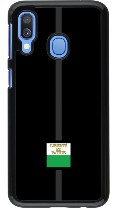 Samsung Galaxy A40 Case Hülle - Kanton VD schwarz