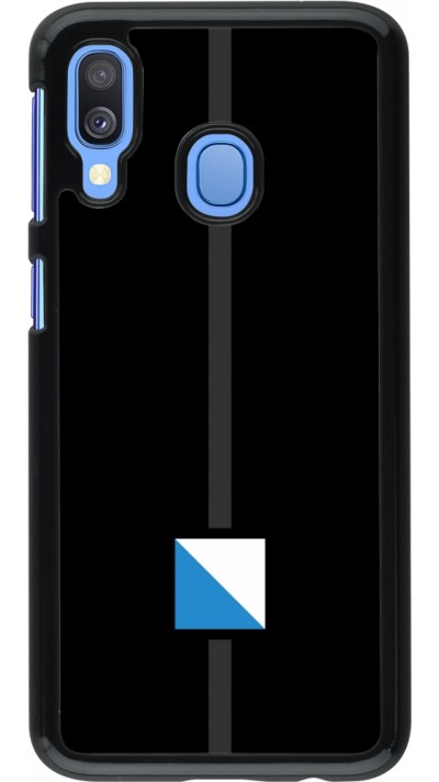 Samsung Galaxy A40 Case Hülle - Kanton ZH schwarz