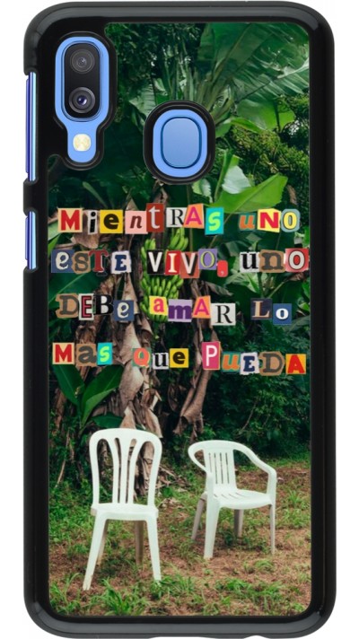 Samsung Galaxy A40 Case Hülle - Chairs DTMF