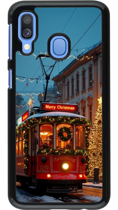 Samsung Galaxy A40 Case Hülle - Christmas 25 Xmas Train