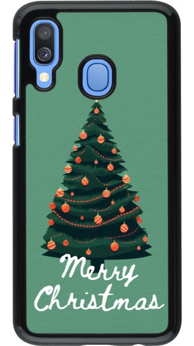 Samsung Galaxy A40 Case Hülle - Christmas 25 Xmas Tree