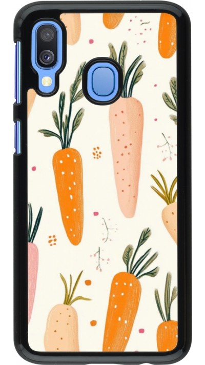 Samsung Galaxy A40 Case Hülle - Easter 2026 Illustration carrots