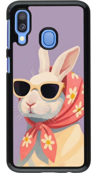 Samsung Galaxy A40 Case Hülle - Easter 2026 Rabbit with scarf