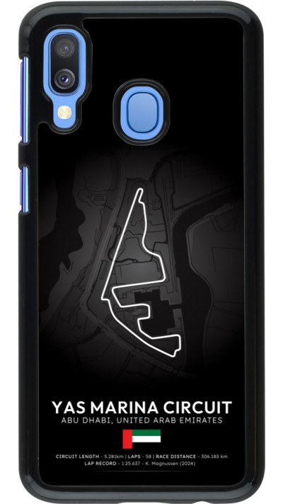 Samsung Galaxy A40 Case Hülle - F1 Track 2025 Abu Dhabi