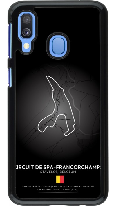 Samsung Galaxy A40 Case Hülle - F1 Track 2025 Belgium