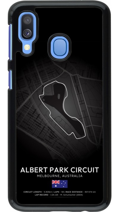 Samsung Galaxy A40 Case Hülle - F1 Track 2025 Melbourne