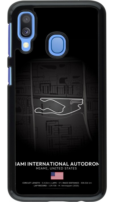 Samsung Galaxy A40 Case Hülle - F1 Track 2025 Miami