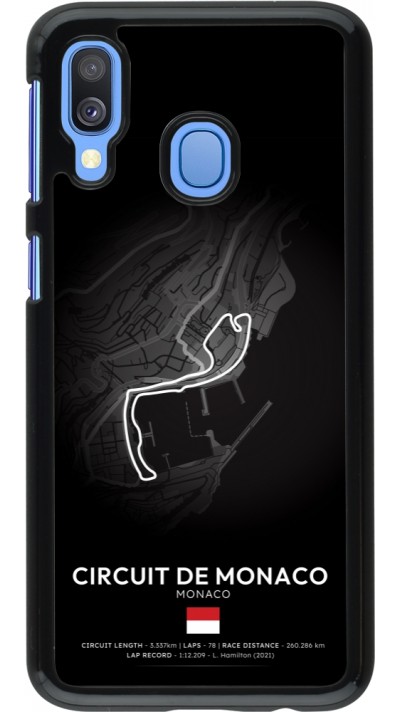 Samsung Galaxy A40 Case Hülle - F1 Track 2025 Monaco