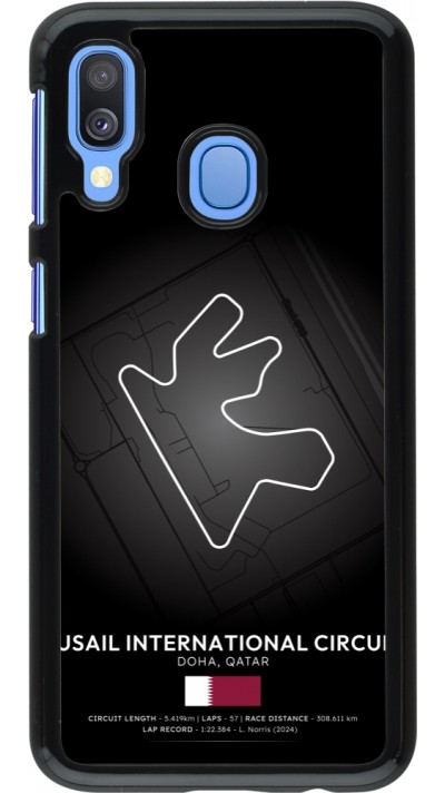 Samsung Galaxy A40 Case Hülle - F1 Track 2025 Qatar
