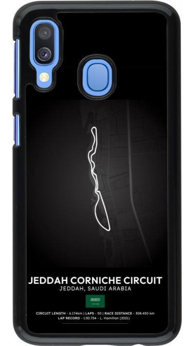 Samsung Galaxy A40 Case Hülle - F1 Track 2025 Saudi Arabia